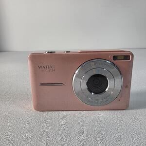 VIVITAR PopSnap Digital Camera VEC S124 2.4" Screen 1080 HD - PINK - TESTED